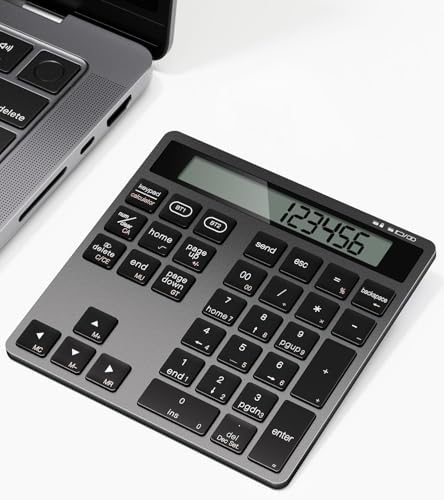 Numeric Device External Amazon.com: Bluetooth Number Pad, Wireless Numeric Keypad Calculator ...
