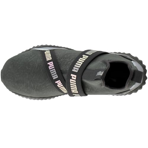 PUMA Kids Girls Defy Mid Bling Slip On Sneakers Shoes Casual - Grey4