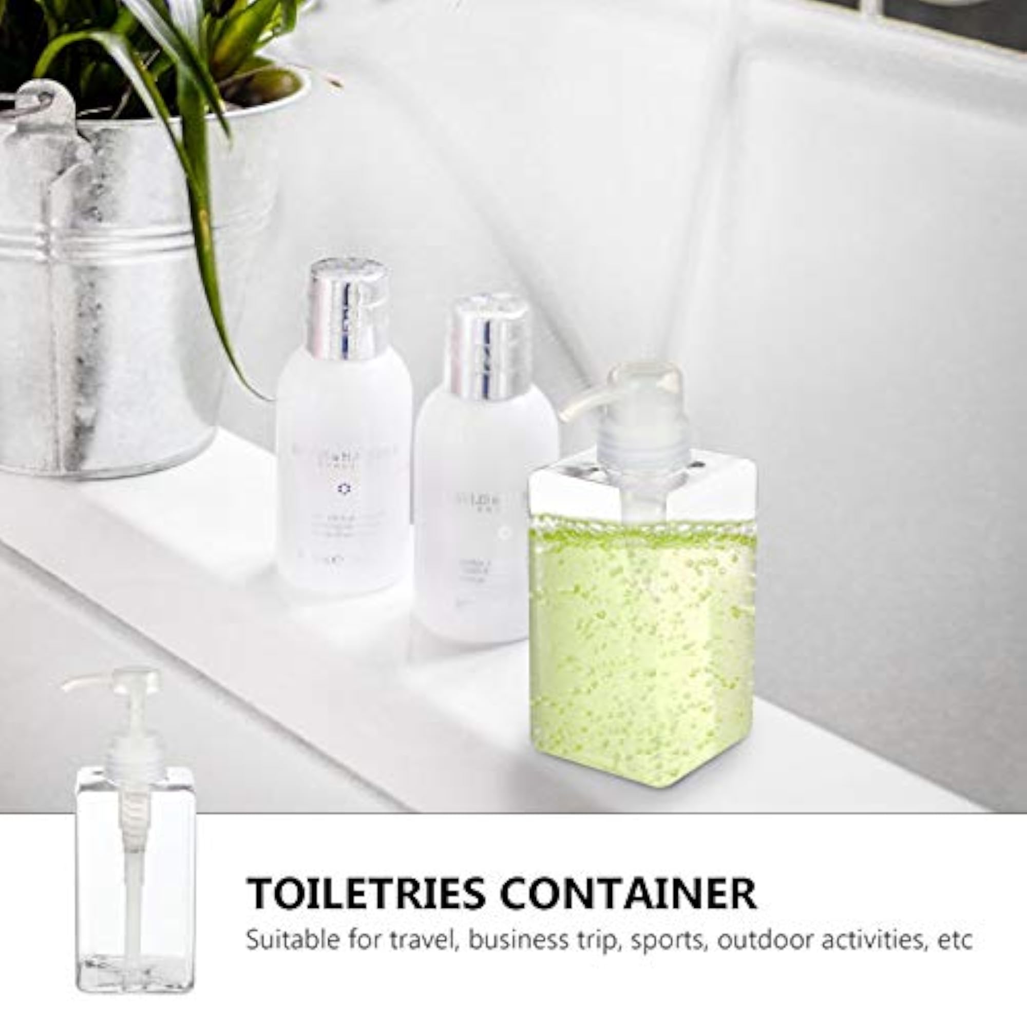 3Pcs Refillable Dispenser Empty Bottles for Travel