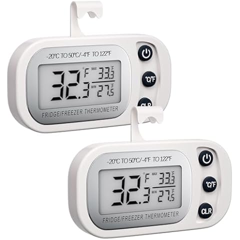 FAHZON Digital Refrigerator Thermometer Cover