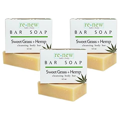 renew bath + body Sweet Grass & Hemp Soap Cover