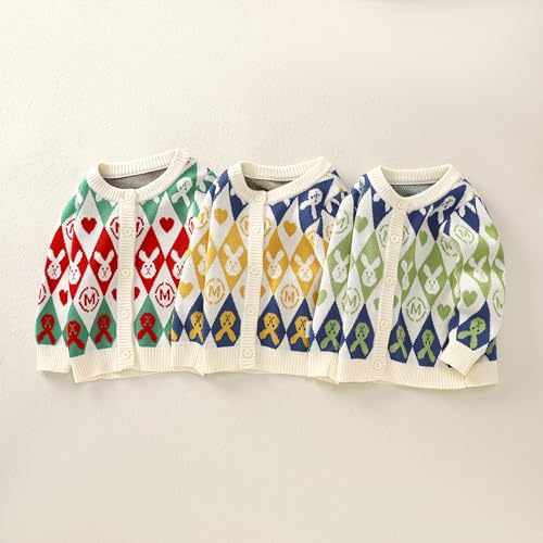 Baby Sweater Fall and Winter Knitted Cotton line Jacket Men and Women Cardigan Newborn Girls Clothing2