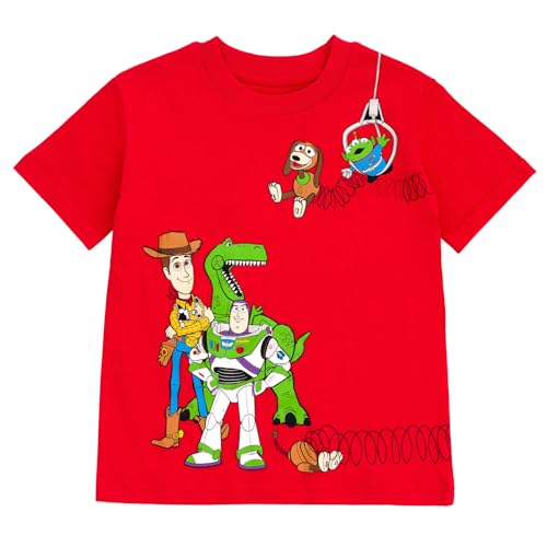 Image of Disney Pixar Boys' Athletic 2-Piece T-Shirt and Shorts Set Toddler to Big Kid