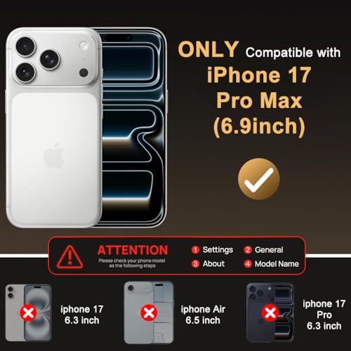 Image of ZORBES 3 in 1 Multifunctional Fashion Phone Case for iPhone 17 Pro max | TPU Phone Case with Card Slot, Shockproof & Anti-slip Design, Rotatable Folding Phone Ring Support Sliding Camera Lens Shield