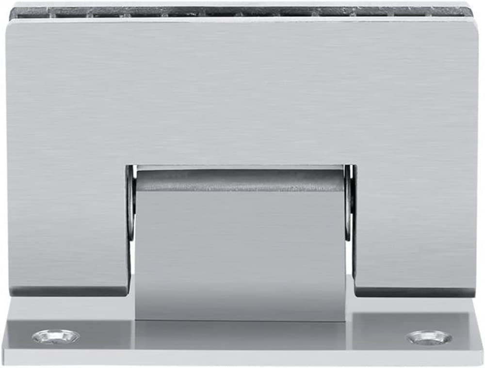 Xiazyusp One Color Glass Door Bathroom Hinge Wall-Mounted Clamp 90 Degree