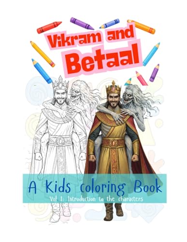 Bild: Vikram and Betaal: A Kids Coloring Book: Moral Stories Inspired by Ancient Indian Folktales f�r 9,01 EUR bei amazon.de