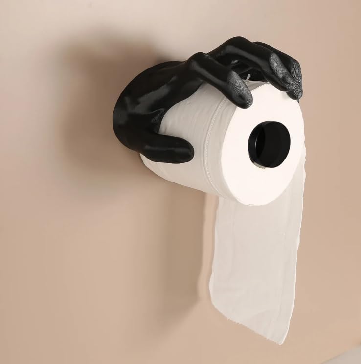 The Ghost Hand Toilet Paper Holder That Earns Its Place Year-Round