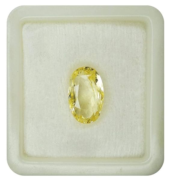 Saphir jaune de Ceylan pour bague de fiançailles personnalisée et unique