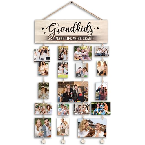 STHTTSW Grandma Gifts tHgt[ Grandkids Make Life More Grand Picture Frame fpȃt@[nEX ؐ nMOR[WtHgt[ Nbv30t ǂ܂͑㑕 
