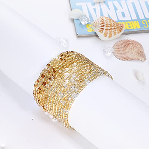 Sailimue 3 Piece Waist Beads for Women Belly Beads Elastic Chain African Waist Beads for Women Plus Size Bikini Jewelry3