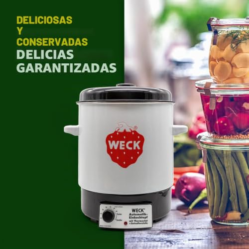 Miniatura 6 de Weck Wat 14a - Esterilizador Para Conservas 2000 W, Sin Temporizador, Esmaltado, 230 V