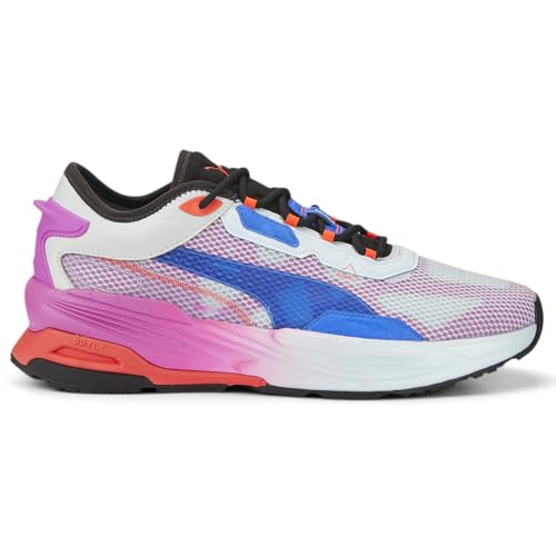 PUMA Mens Extent Nitro Ultraviolet Lace Up Sneakers Shoes Casual - Pink, White - Size 10.5 M