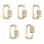 0Real 18K Gold Plated-Oval-17.1x10.5x2mm