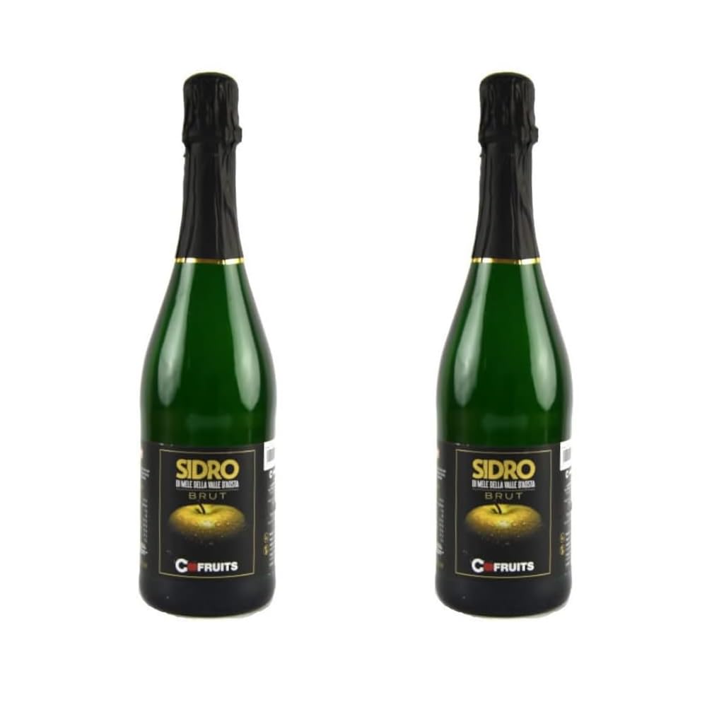 Sidro di Mele 75cl Valle d'Aosta speciale 2 bottiglie gradazione alcolica 5%