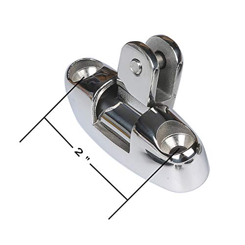 Deck Hinge Swivel Mount Stainless,Bimini Side Mount Quick Release 2Pcs #TOP2