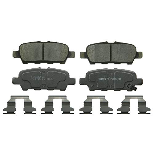 Plaquettes de frein Wagner ThermoQuiet QC1393A à friction céramique sans poussière