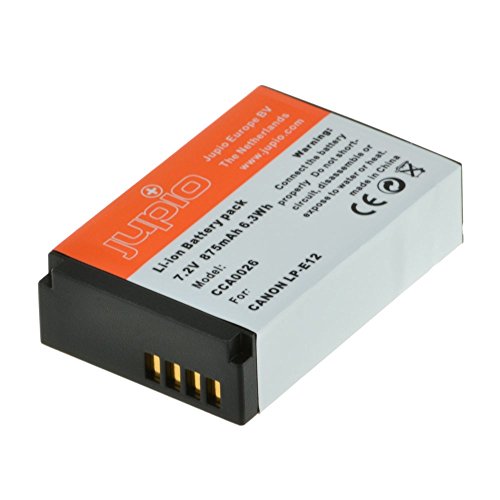 Jupio CCA0026 Batterie pour Canon LP-E12 Noir