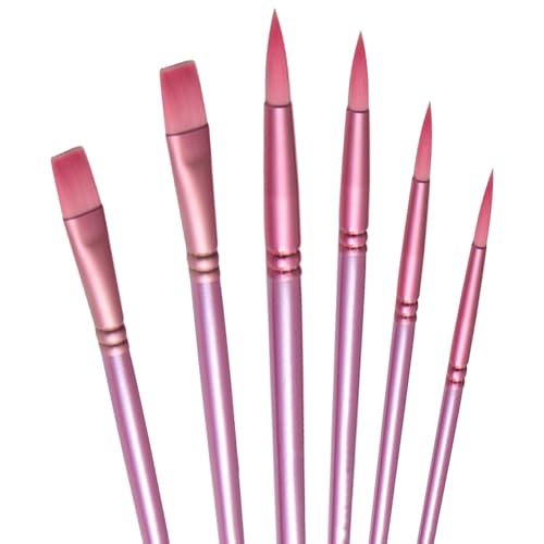 Aderroo 6-piece nylon brush set pink image