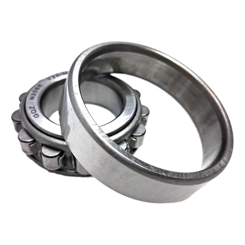 GQZ Bearing N206E Zylinderrollenlager, 30 x 62 x 16 mm, hochpräzise und geräuscharm, für Heimwerker und mechanische Geräte, Gewicht 0,24 kg, N206E