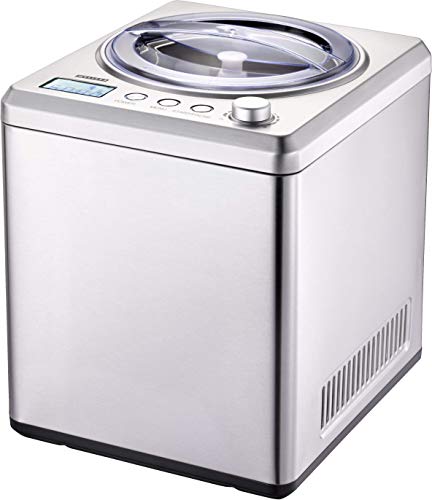 Melissa 16310193 Eismaschine mit Kompressor 2 Liter Speiseeis Edelstahl 180 Watt Timer LED 30 Minuten Eis fertig – Bild 5