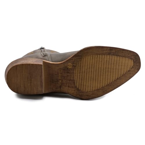 Women's Cowboy Ankle Booties - image 9