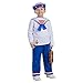 Dress Up America- Costume da Marinaio Ragazzo per Bambini, Multicolore, taglia 8-10 anni (vita: 76-82, altezza: 114-127 cm), 776-M