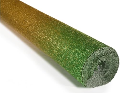 Papier crépon multicolore rouleau 180g de 50x250cm pour décors festifs