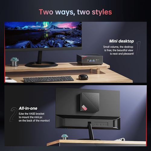 Image of KAMRUI Mini PC, AM06PRO Win-11Pro AMD Ryzen 5 5500U(6C /12T, up to 4.0 GHz), Mini Computer 16GB DDR4 512GB M.2 2280 SSD, Small Pc Support 2.5 Inch HDD Dual Ethernet HDMI /Type-C /Wifi5 /BT4.2