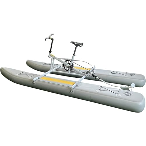 Hlixzoy Water Bikes, Single-Person Paddleboards, Recreational Pedal Bikes, Inflatable Pedal Boats for Lakes and Oceans, Water Entertainment Facilities