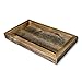 Rustic Revival | Farmhouse Decorative Serving Tray – Authentic Weathered Wood Rustic Accent for Home Decoration, Weddings, and Parties – Real Wood Handmade Tray (12