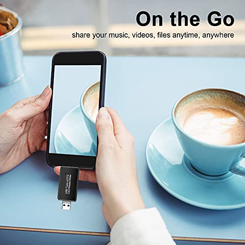 Leitor de cartão portátil USB 3 em 1 adaptador de cartão de memória para cartão TF tipo C USB Micro