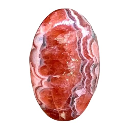 Rhodochrosite naturelle calibrée 29x17mm pour réussir vos sertissages de bague