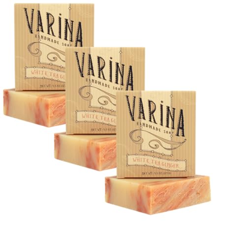 Varina Natural White Tea Ginger Bar Soap