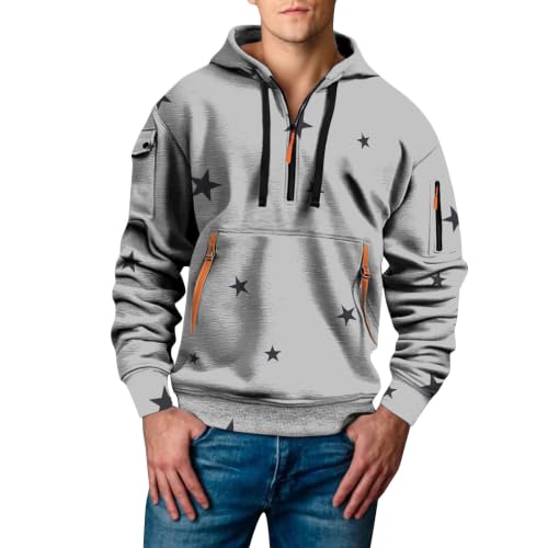 Sudadera con capucha ideal otoño e invierno para salir o entrenar en tono Light Ashy