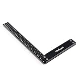 Woodraphic Signature Precision Square 300mm Guaranteed T Measurements Ruler for Measuring and Marking Woodworking Carpenters - Aluminum Steel Framing Professional Carpentry Use