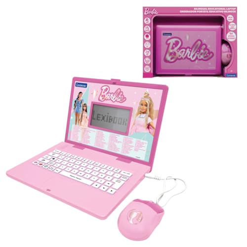 Ordinateur éducatif Barbie bilingue Lexibook : le cadeau d'anniversaire idéal pour votre fille