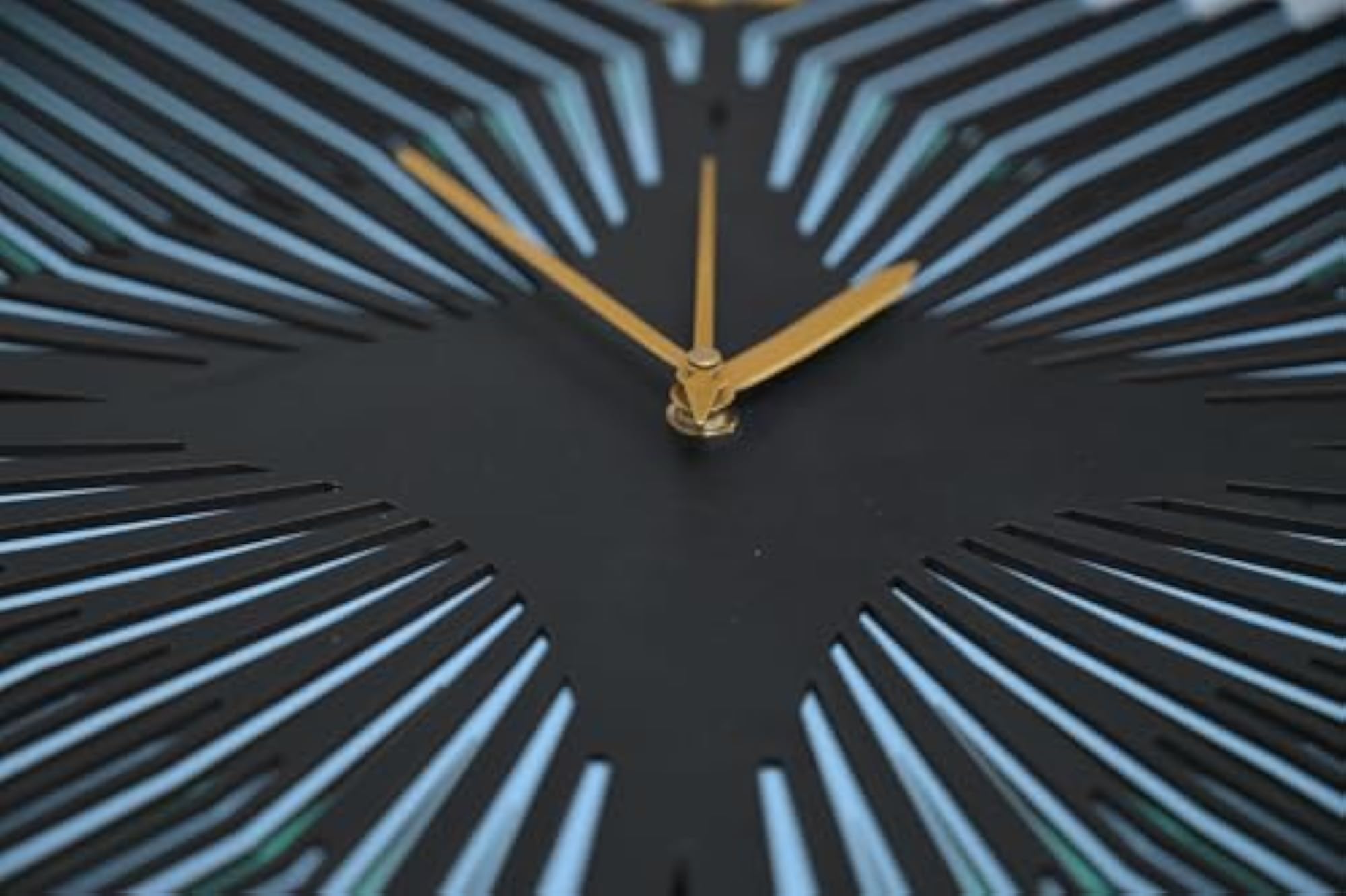 Stylish Parametric Multicolour MDF Wall Clock for Home