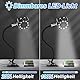 Treedix Lötrauchabsorber, Lötdampf-Absaugventilator mit Dimmbarem LED-Licht und Saugkraft, 15 Aktivkohlefilter für Löten, Schweißen, Holzverbrennung und Hartlöten(schwarz)