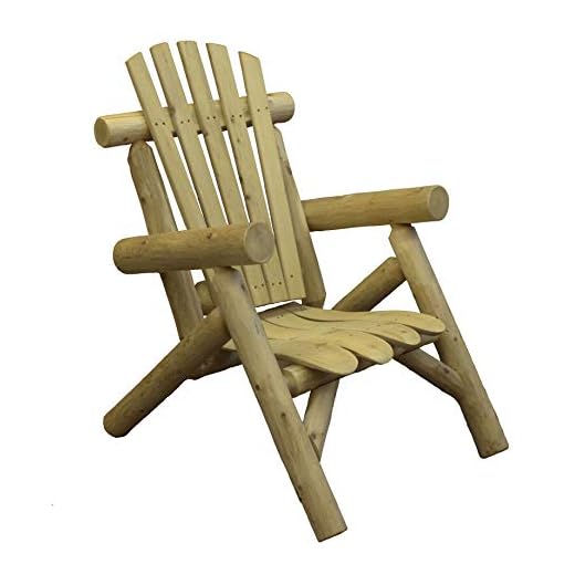 Lakeland Mills Cedar Log Lounge Chair