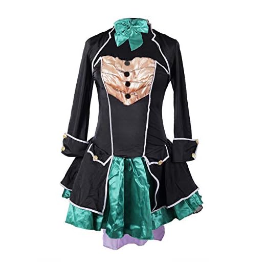 Traje de fantasia de sombrerero loco Emma's Wardrobe - incluye el vestido sin tirantes, la chaqueta, el sombrero y el corbatin - Hermoso traje de Alicia en el pais de las maravillas para Halloween y fiestas del te - alta calidad - EUR 38 - L
