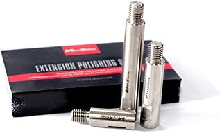Maxshine Stainless Steel Rotary Extension Shaft Set, 50mm, 80mm, 120mm, fits 5/8" Backing