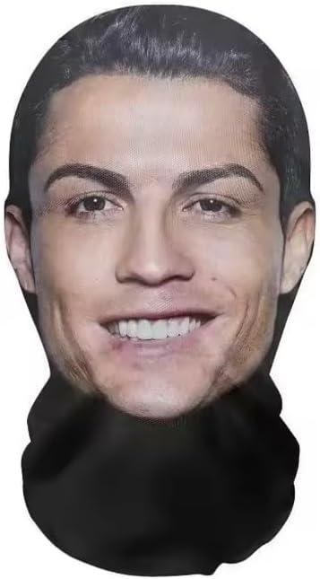 Ronaldo Sheisty Ski Mask – Funny Celebrity Balaclava Gift Black