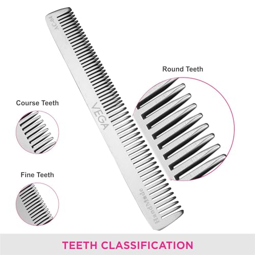 Image of Vega Graduated Dressing Hair Comb, (India's No.1* Hair Comb Brand) For Men and Women, (AC-04)
