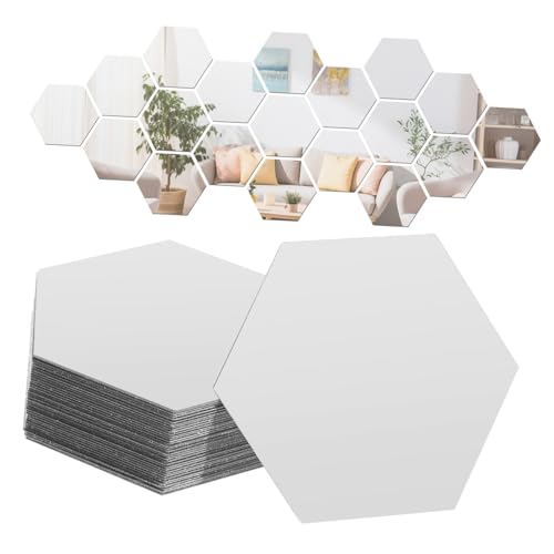 Comparativas de Cerámica decorativa para paredes los más recomendados. 37 PRETYZOOM Decoración 36 Piezas Calcomanías Espejo Espejos para Decorar Paredes Despegar y Pegar Espejo Hexágono Calcomanía Espejo Hexagonal Pegatinas Baldosas Cerámica Vidrio...