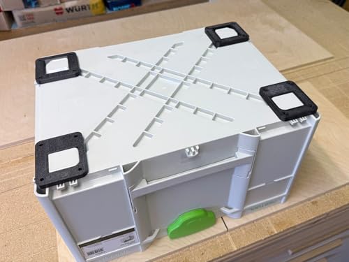 Fixations inférieures Festool Systainer T-LOC pour bloquer vos coffrets
