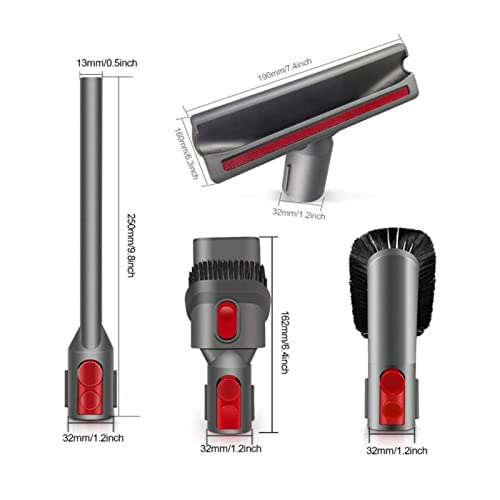Image of Club Bollywood Dust Brush Attachment Adapter Fit for Dyson Vacuum Cleaner V7 V8 V10 V11 | Household Supplies & Cleaning | Vacuum Parts & Accessories| Vacuum Parts & Accessories
