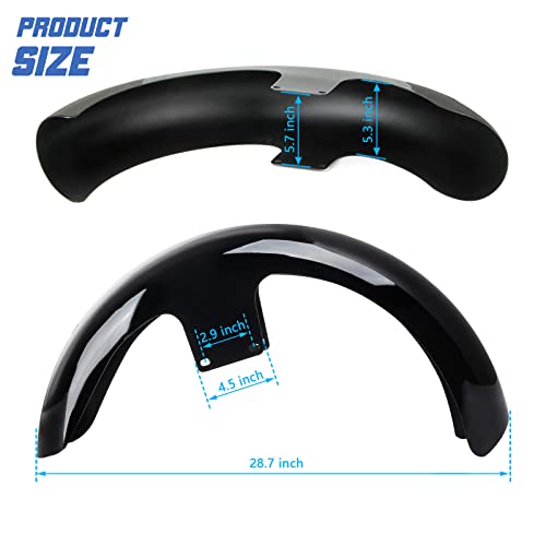 Bravema 21 inch Front Fender Wheels Wrap Front Fender for Harley Touring by Bravema - Used condition - Image 6