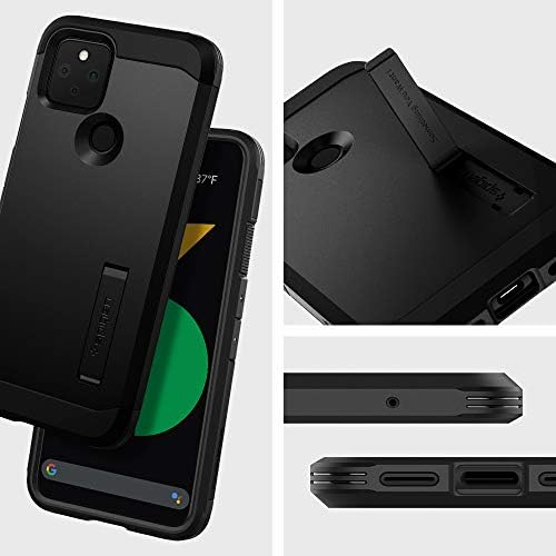 Spigen Tough Armor Case Compatible with Google Pixel 5 (2020) - Black