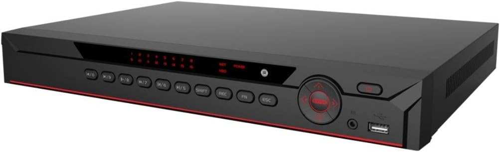 Diamond NVR302A-08/8P-4KS2 Eight Channel 1U 8 PoE 4K & H.265 Lite Network Video Recorder without Hard Drive, Embedded Linux Operating System, 200Mbps Recording Rate, HDMI/VGA