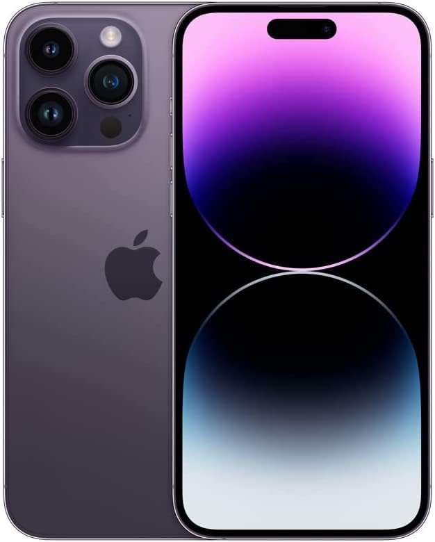 Genuine Back Glass Replacement for iPhone 14 Pro Max, All Carriers with Pre Installed Adhesive and Repair Tool 14 Pro Max (Deep Purple)